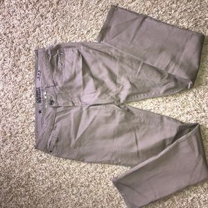 Khaki/brown skinny jeans